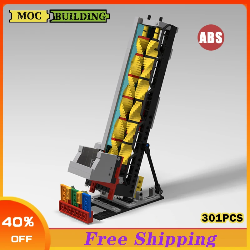 

Collection Series GBC Screw Conveyer Dribbling Device Moc Building Blocks DIY Assembly Model Bricks Sports Gifts Toys