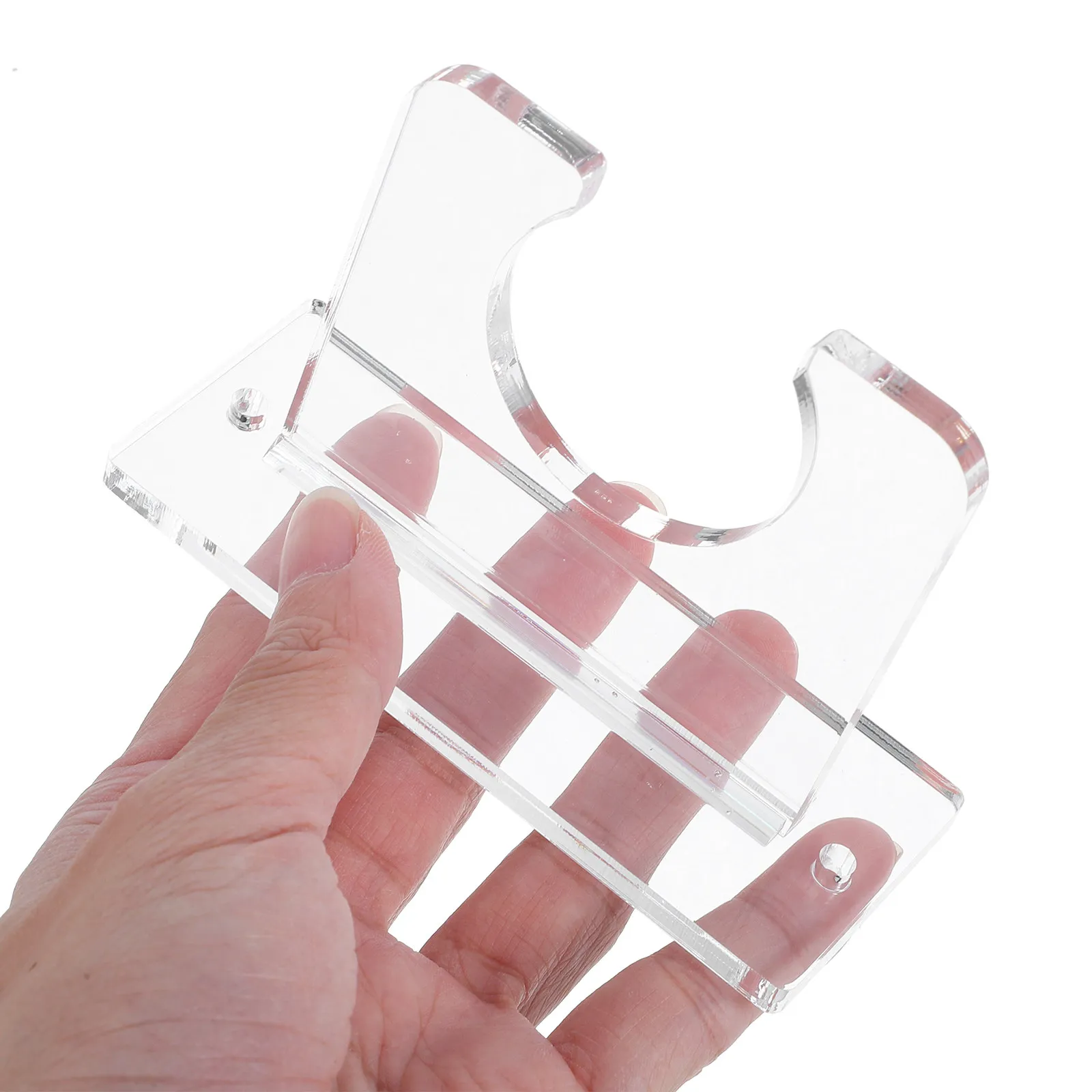 Vertical Acrylic Baseball Bat Display Rack Wall Mounted Softball Bat Holder Heavy Load Bearing Clear Stand Modern Minimalist