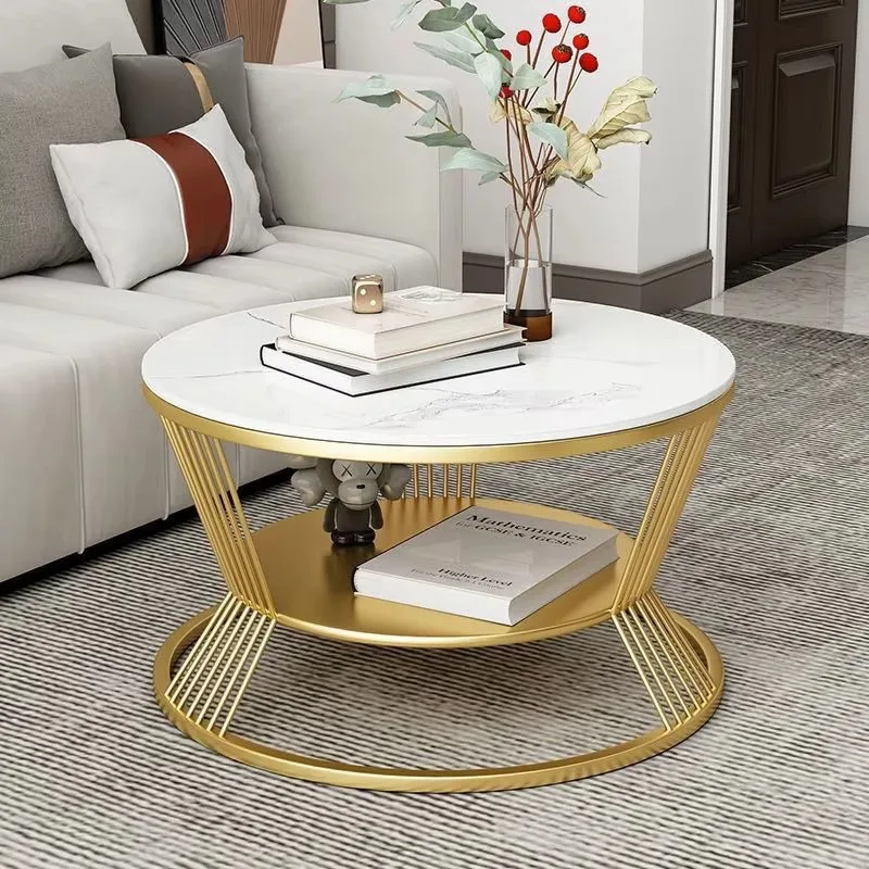Круглые минималистичные журнальные столики
