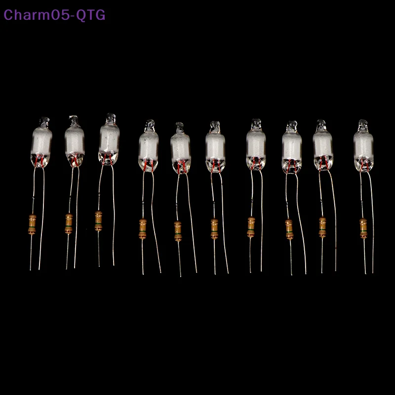 

НОВЫЕ 10 шт. неоновые лампочки 6*13 мм мини неоновый световой индикатор с резистором 220 В красный/синий/зеленый