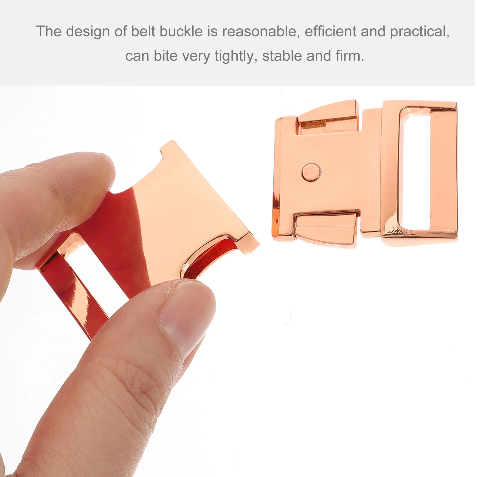 

5Pcs Alloy Metal Buckles Multifunctional Quick Release Buckles for Belts Backpacks Luggage Replacement Sturdy Wear-Resistant