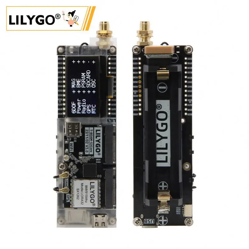 ESP32-S3+LoRa+GPS+OLED+IMU+PMU Development Board L76K 915MHz