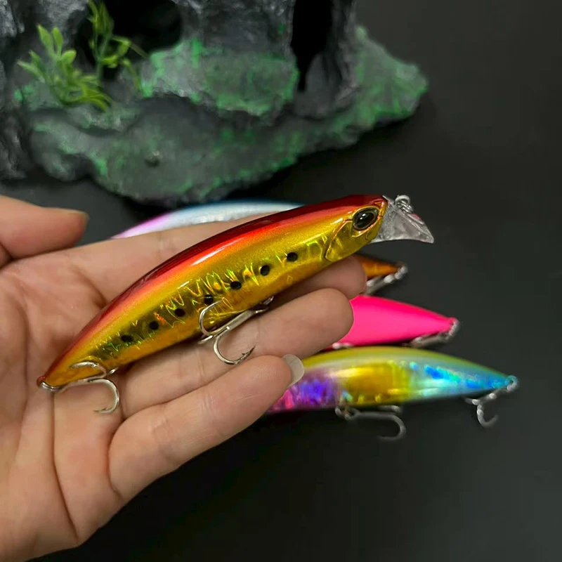 Swimbait pesado hundible para lubina, fundición larga andador playa - imagen 5