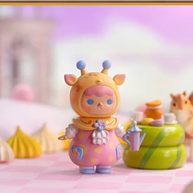 

POPMART PUCKY ANIMAL TEA PARTY Series слепая коробка Guess Bag оригинальные игрушки куклы милые аниме фигурки украшения подарок
