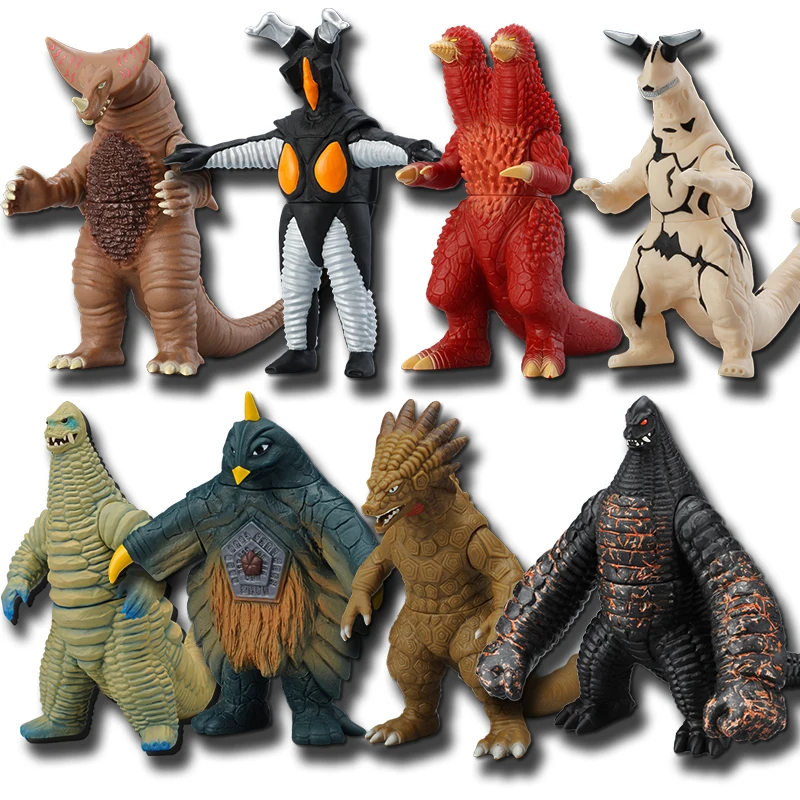 

Official-Style Ultraman Soft Vinyl Monster Toys - King Joe, Dada, Belial, Eleking, Zetton, Baltan Seijin