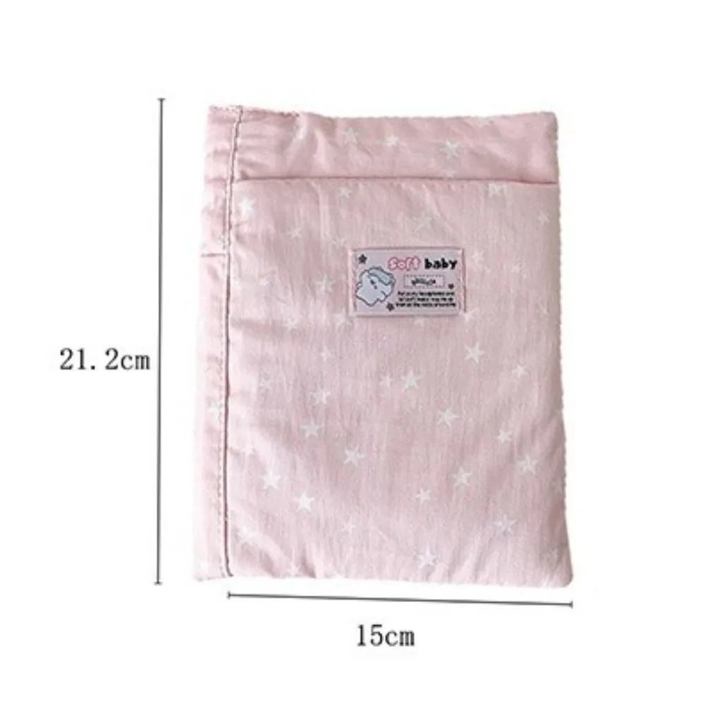 Kawaii Star Print Book Sleeve Portable Notebook Cover DIY Journal Protector Students view 6