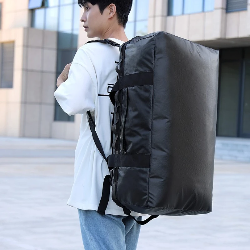 Waterproof Crossbody Backpack Carry on Luggage Travel Bag Large Capacity Portable Foldable Travel Bag Single-shoulder Bag