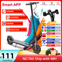 Personalized APP Control Scooter Electric Dual Brake 36V/42V Battery 350W/500W Front Drive 25/35KM Range Electric Kick Scooter