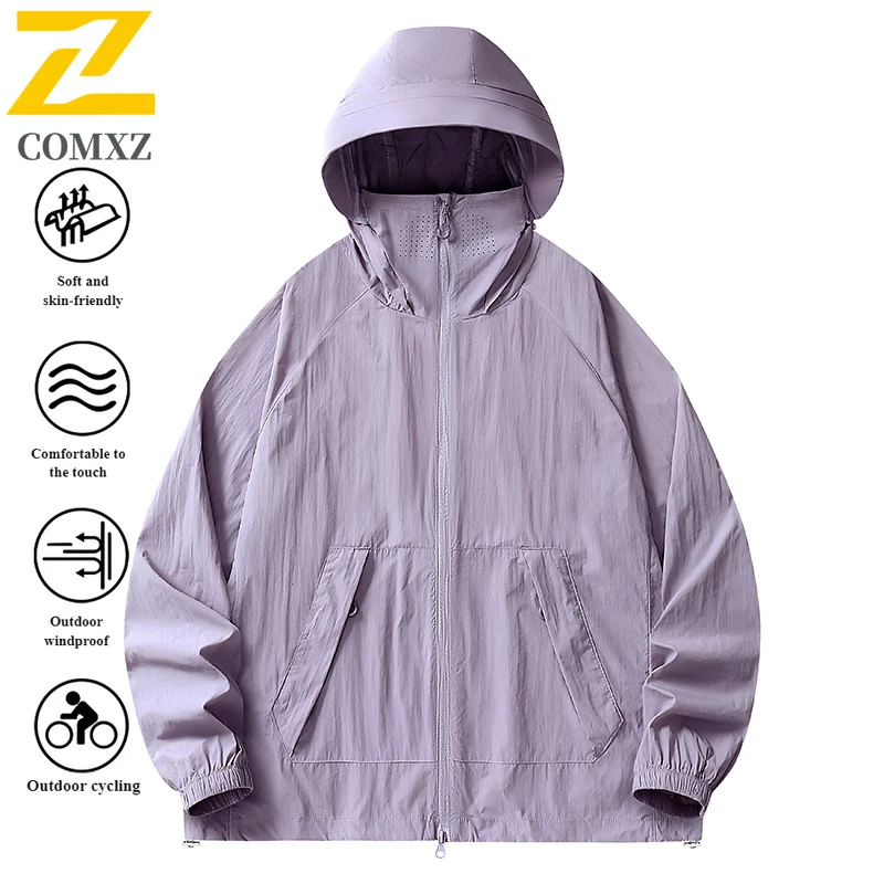 سترة صيفية للرجال خارجية بعامل حماية من الأشعة فوق البنفسجية 50 + سترة حماية من الأشعة فوق البنفسجية خفيفة الوزن للغاية من الحرير الجليدي سريعة الجفاف معطف صيد للمشي والاستخدام اليومي 2025 #6