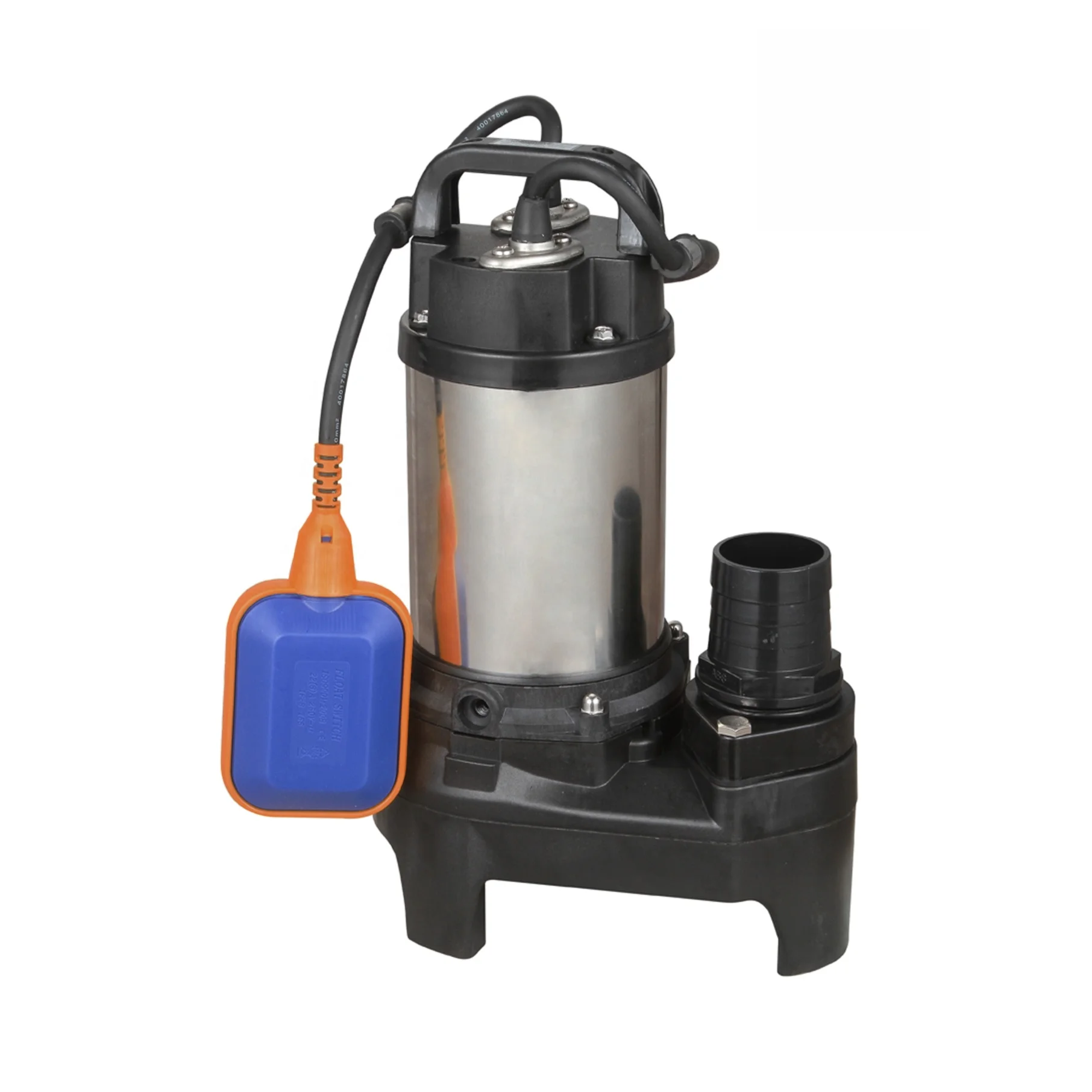 WATERPRO 450W 50mm Outlet High Efficient Plastic Sewage Submersible Water Pump Manufacturer