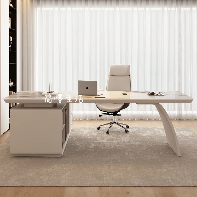 Office Furniture Modern Luxury Rock Slab Room Desks Gaming Desk Computer Desk Motion Study Computer Desks Pc Gamer Study Table
