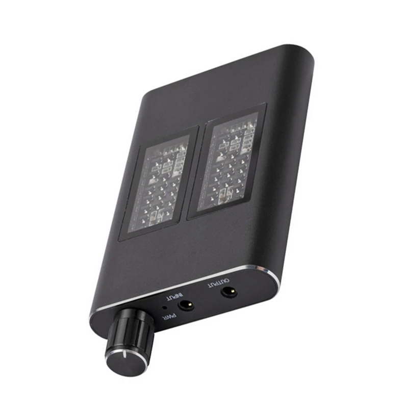 Hifi Headphone Amplifier 16-150 Ohm Adjustable Audio Amp With 3.5Mm Jack Cable For Mobile Phones And Music Players