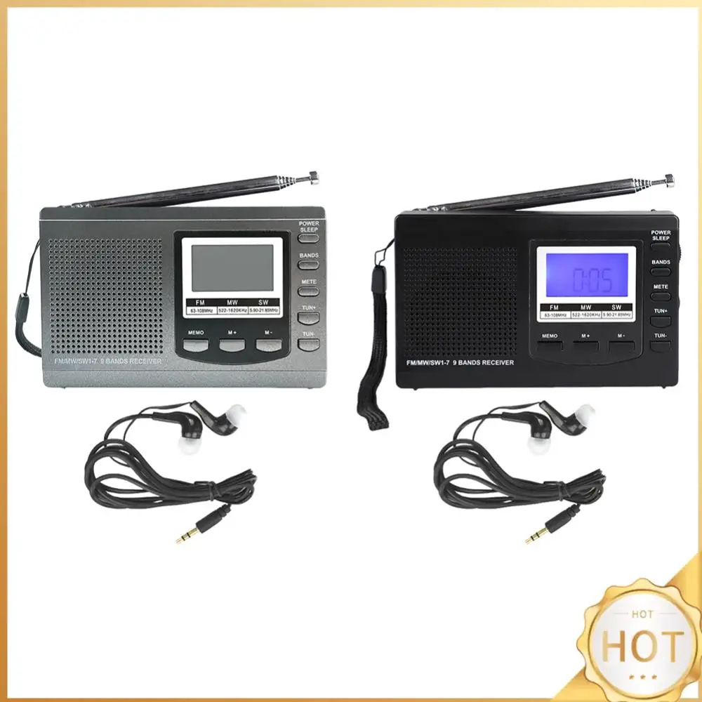 Radio portátil Antena telescópica FM MW SW Radio Vintage Radio Regalos para personas mayores