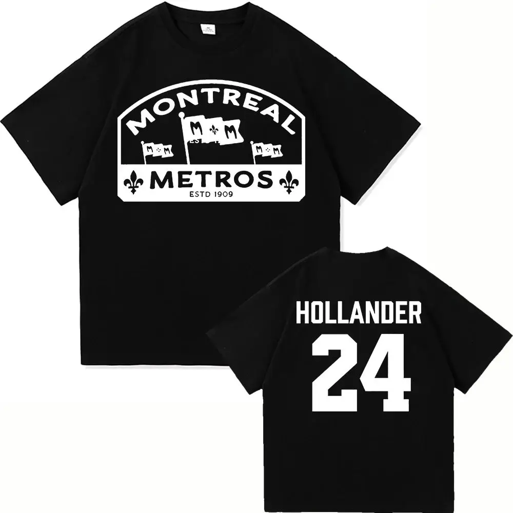 Camiseta de moda TV Heated Rivalry Ilya Rozanov 81 24 Hollander Montreal Voyageurs Club camiseta camisetas de alta calidad Unisex