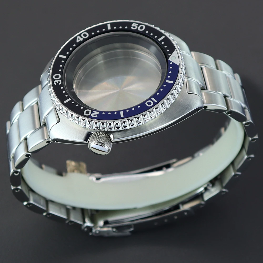 45mm Men's Watch nh35 Cases For NH35 NH36 Modified Abalone NH34 nh38 nh70 4R36 Movement 28.5mm Dial Sapphire Crystal Waterproof