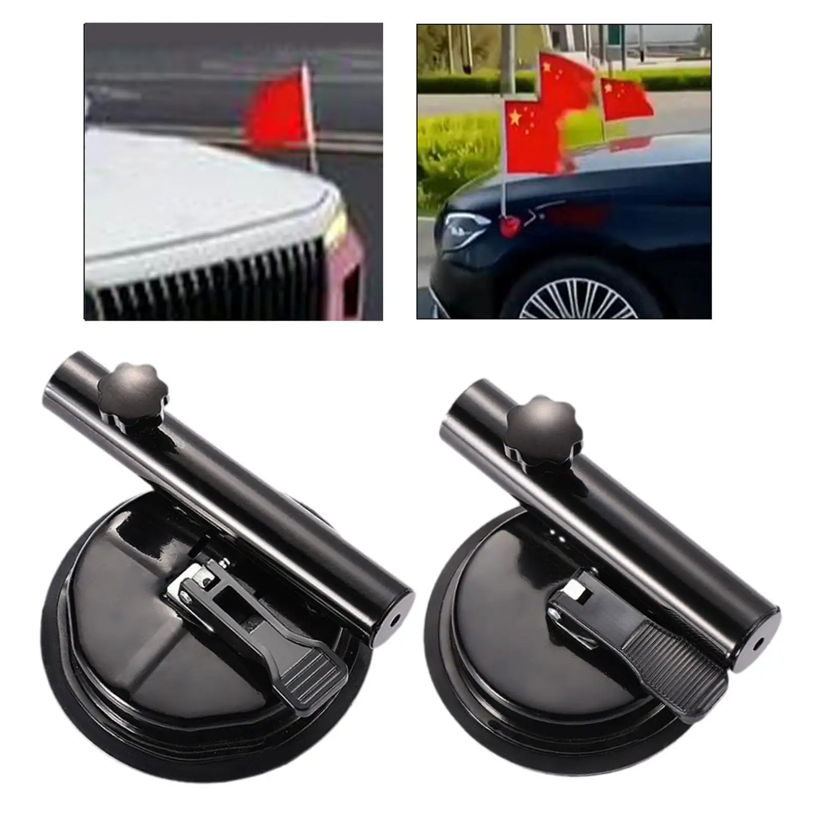 

Adjustable Flag Pole Mount Flagstaff Mount Heavy Duty Universal Flag Staff Bracket Flagstaff Support for Car SUV ATV RV Truck