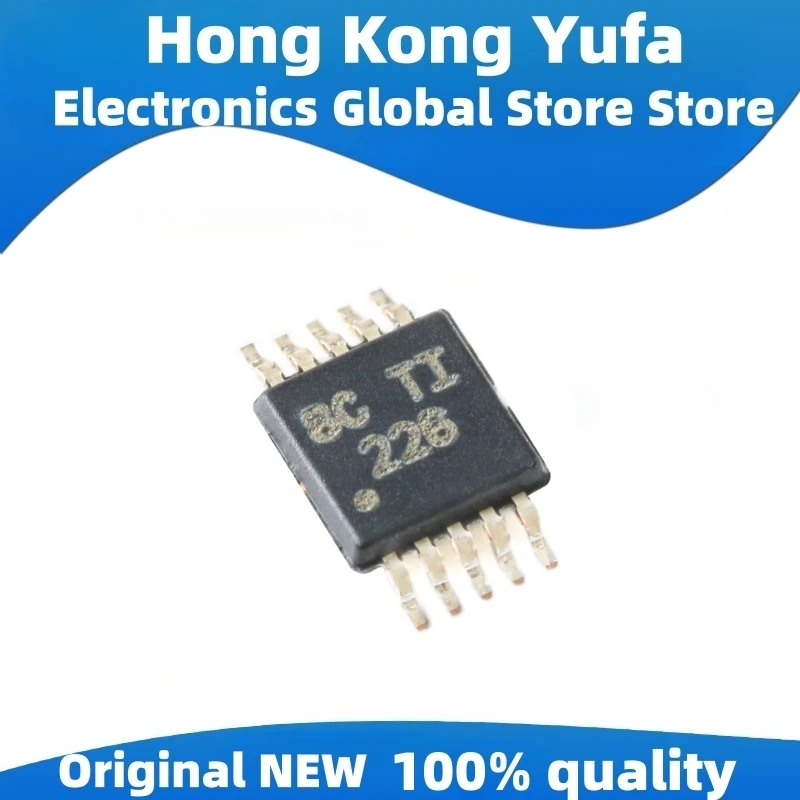 10Pcs INA226AIDGSR 100%New Original MSOP-10 Power management current and power monitors regulators Current 420 uA IC chip