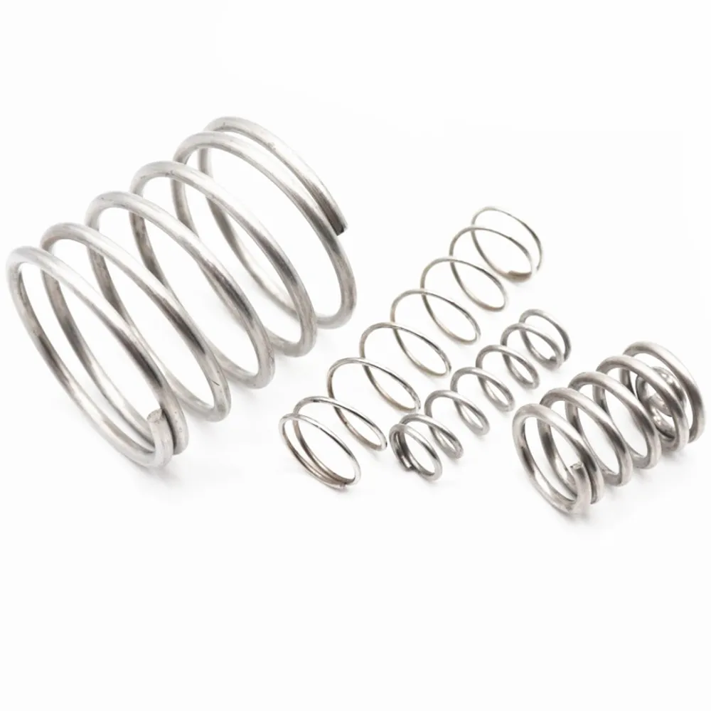 10 teile/los 0,2mm 0,3mm 304 Edelstahl Micro Kleine Druckfeder OD 2/2,5/3/4/5/6mm Länge 5mm bis 50mm