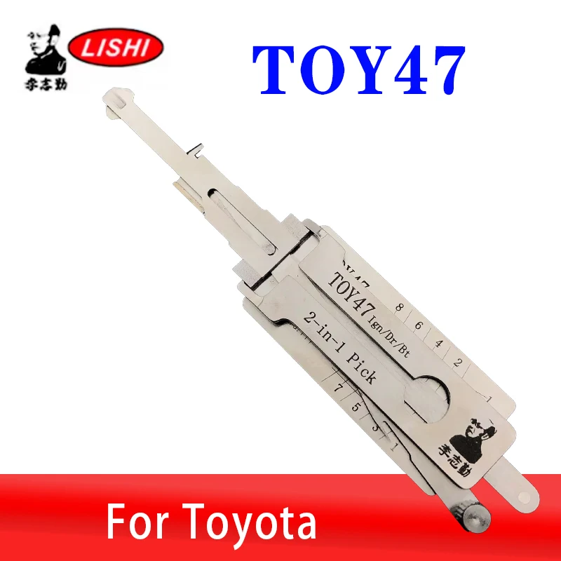 

TOY47 LISHI 2in1 For TOYOTA Decoder Car Door Open tool Lock Pcik tool Locksmiths tool