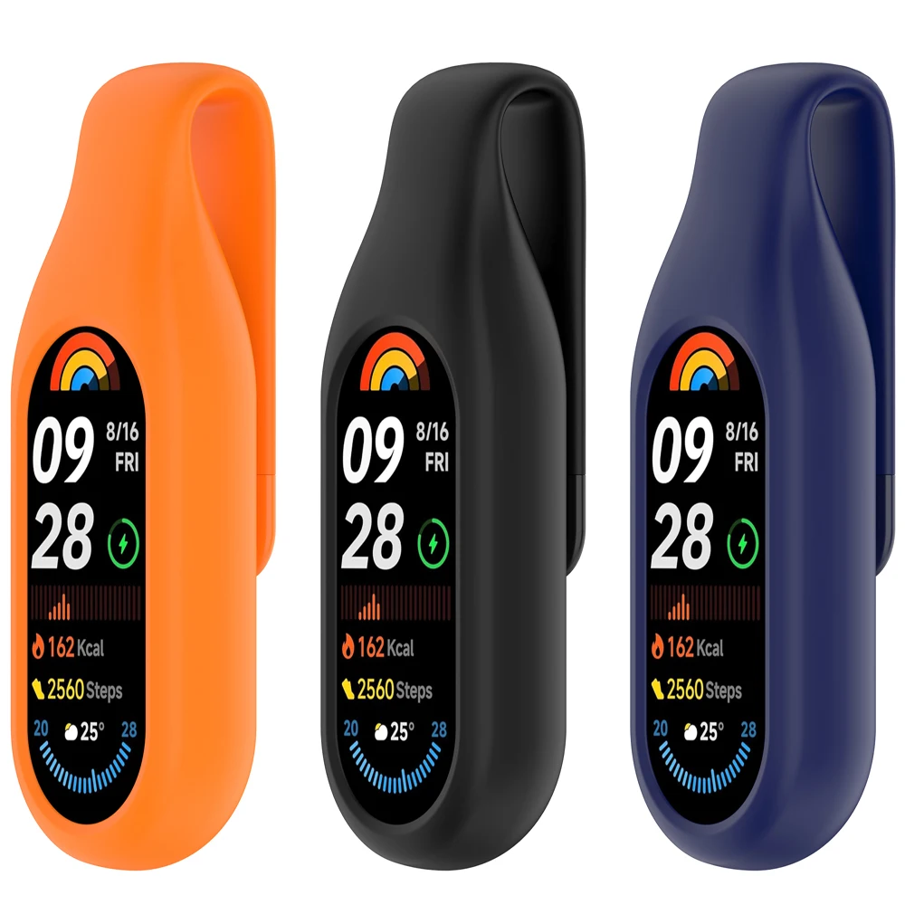 

1x Soft Silicon Protective Skin Shell Case Cover For Xiaomi Band 10 9 8 Mi Band 10NFC 9NFC Smartwatch Bracelet Clip