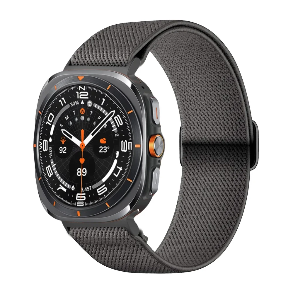 Pasek do Samsung Galaxy Watch Ultra 47mm akcesoria Sportowy elastyczny pasek typu scrunchie nylonowa bransoletka correa Galaxy watch 7 Ultra Band