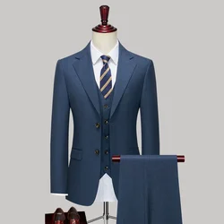 (4) Customized Men's Groom Tuxedo Casual Business Suit