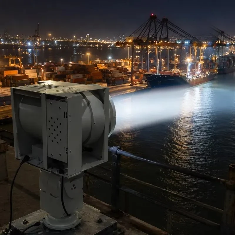 2000 Meter Irradiation Distance LED Search Light 250W 350W for Seaport and Marine Lighting C5M IP66 Waterproof