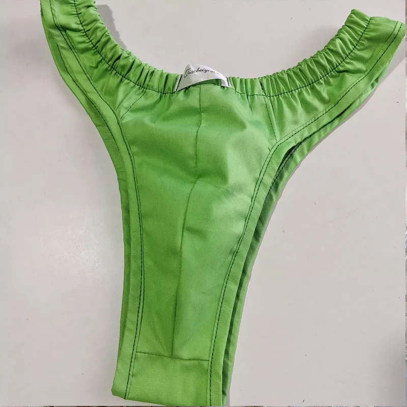 Men's Thong Pure Cotton Sexy Low Waisted G-string Briefs Breathable Comfortable BF Underwear LGBT T-back