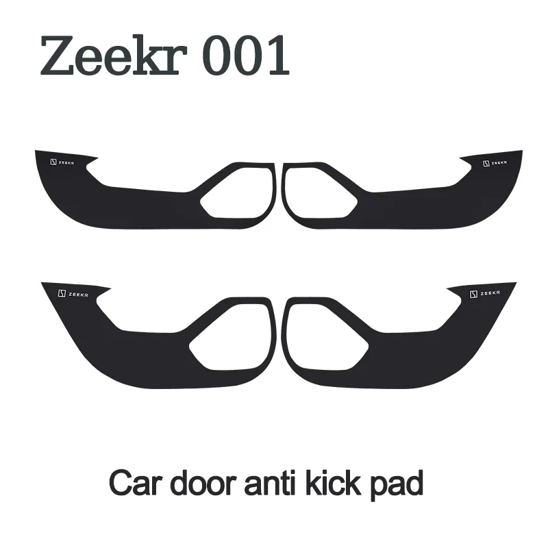 

For zeekr 001 2021-2023 Door panel anti-kick mat Door panel protective flap anti-scratch and anti-kick accessories