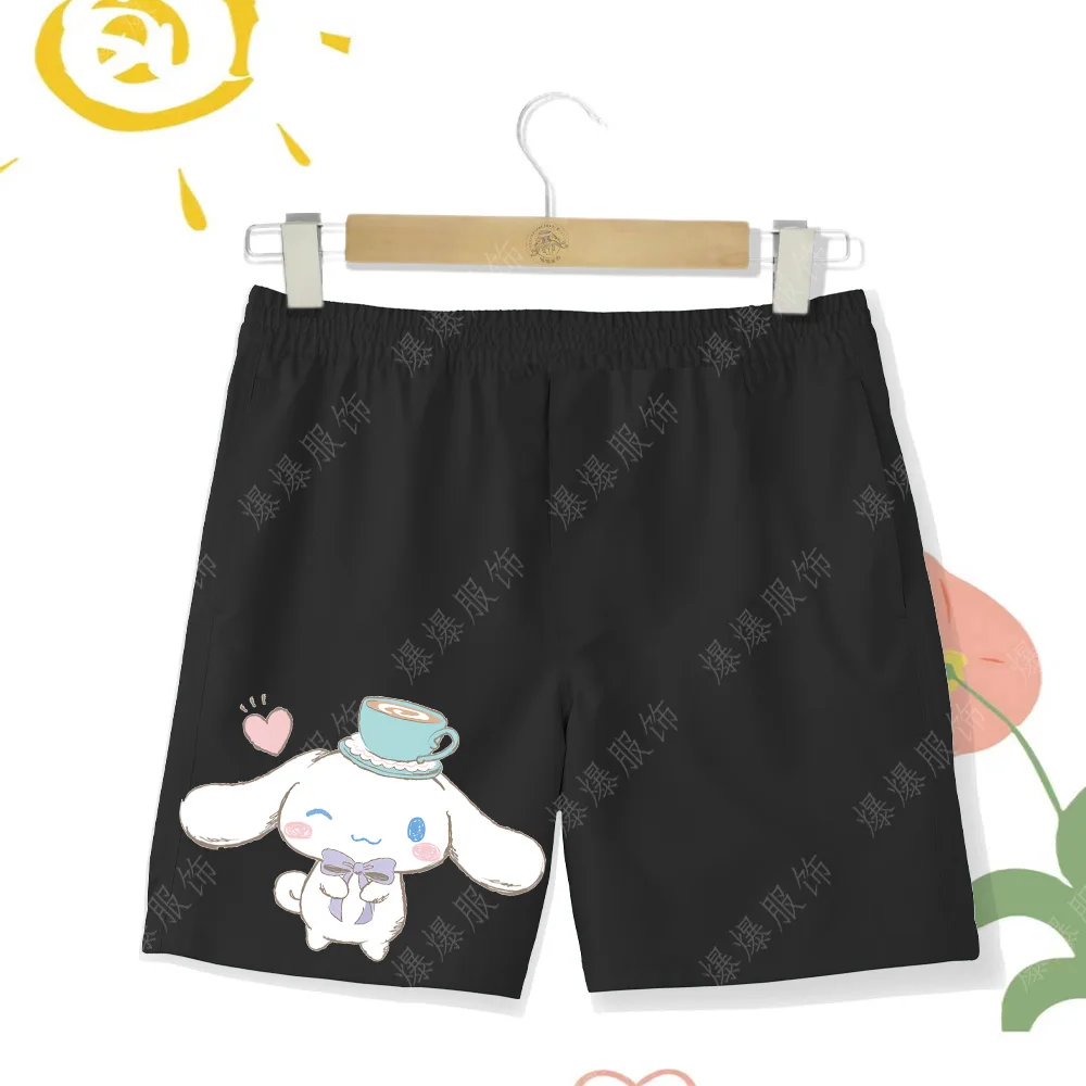 Cinnamon Dog Summer Girl Pants Cartoon cute beach shortsQuick drying sunbathing shorts Sanrio shorts