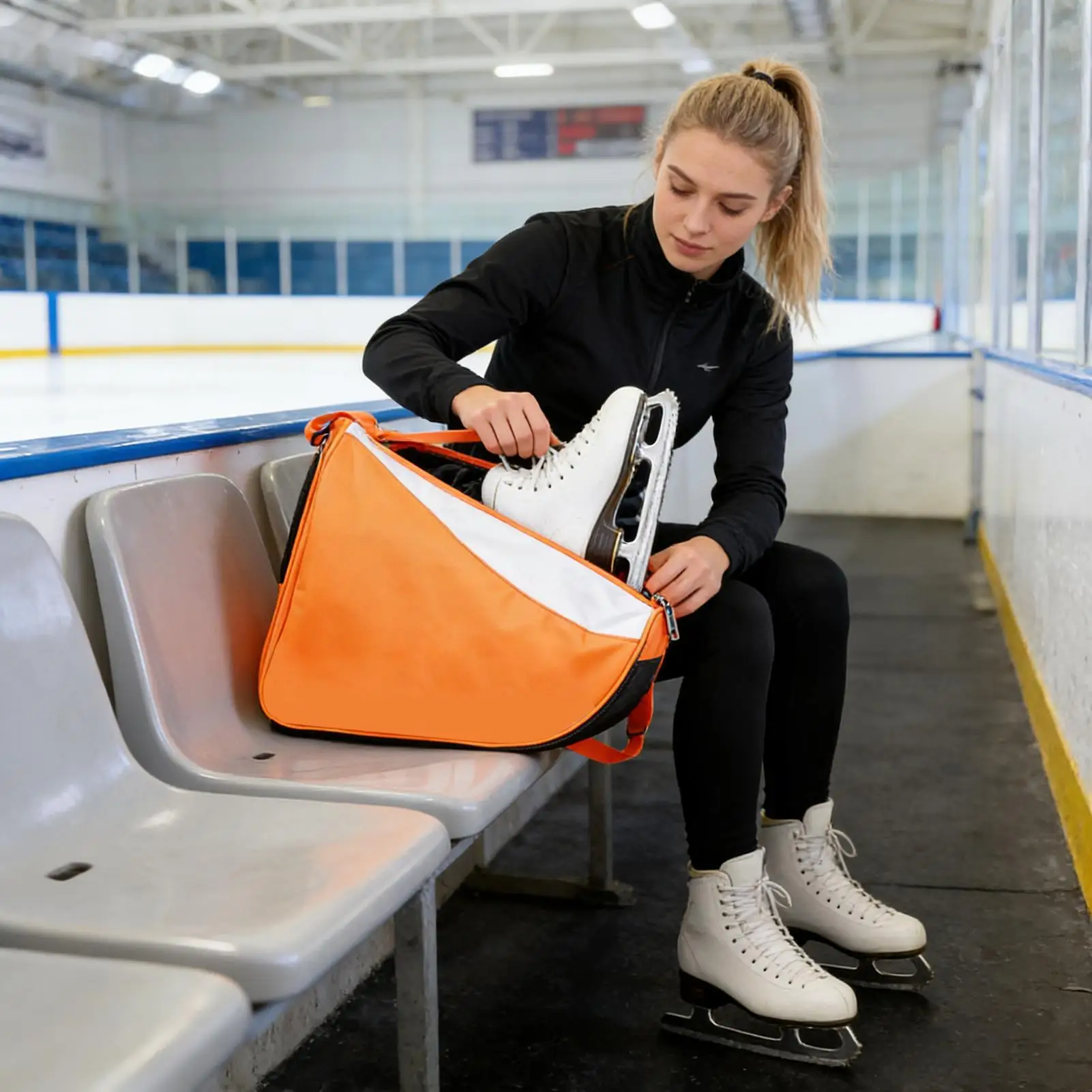 

Skate Backpack Sports Footgear Shoulder Storage Pouch Multifunctional Skate Bag For Adults Kids Beginners Outdoor Gym Travel