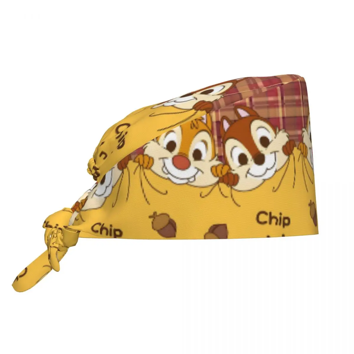 Custom Cute Chip Y Dale Working Cap Surgical Hats Men Women Cartoon Operating Room Cap Nursing Cap Lab Works Hat