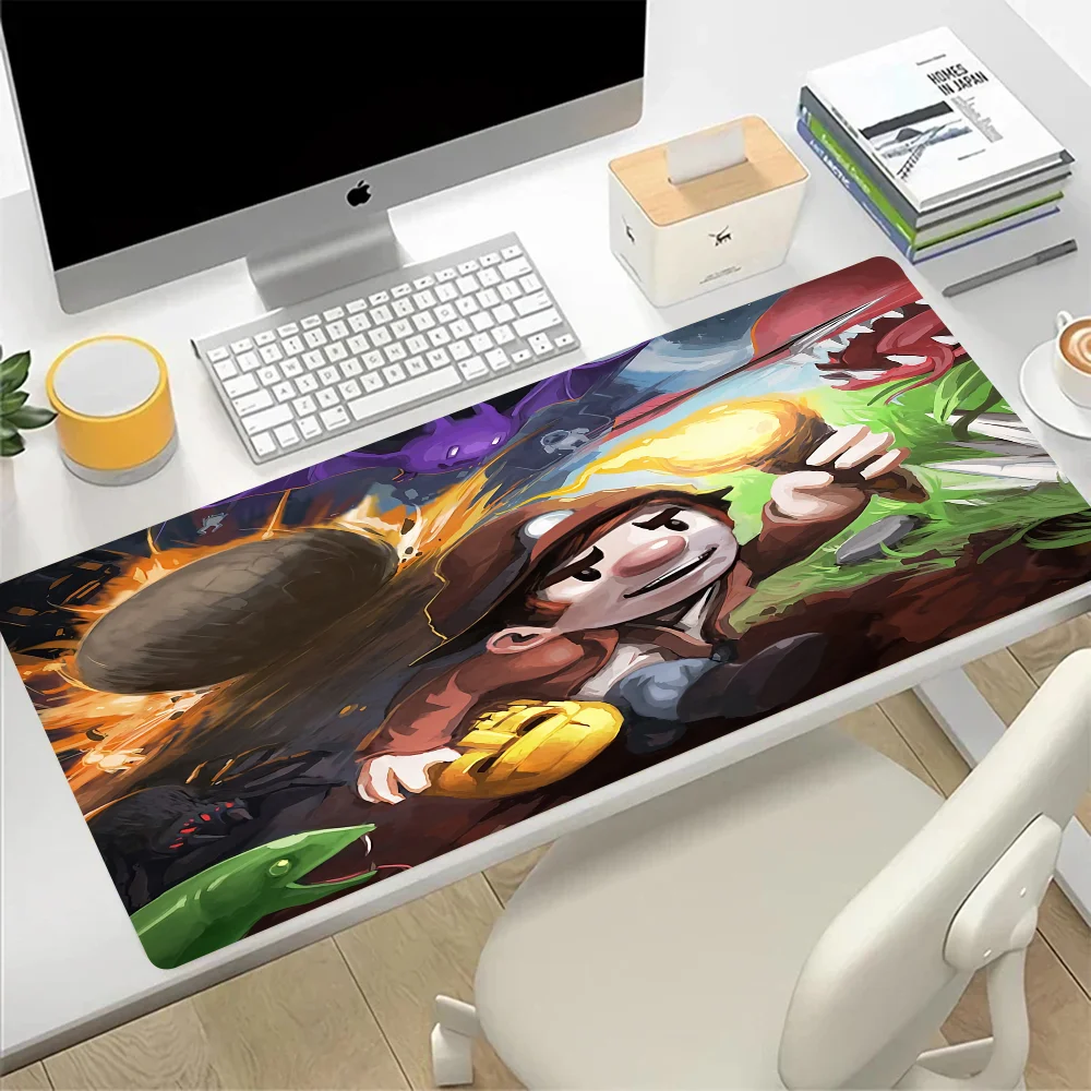 

Spelunky 2 Large Mouse Pad Gaming Mousepad PC Gamer Computer Office Mouse Mat XXL Silicone Keyboard Mat Desk Pad Laptop Mausepad