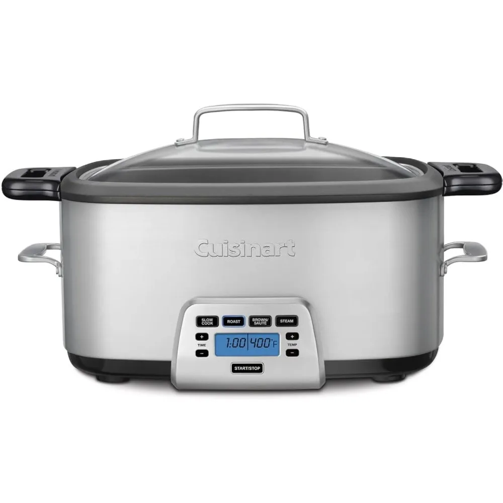 

MSC-800 7-Quart 4-in-1 Cook Central Multicooker, Stainless Steel/Black