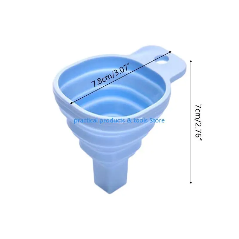77JB Silicone Collapsible Funil Portáteis para Cerveja Collapsível tremonha combustível