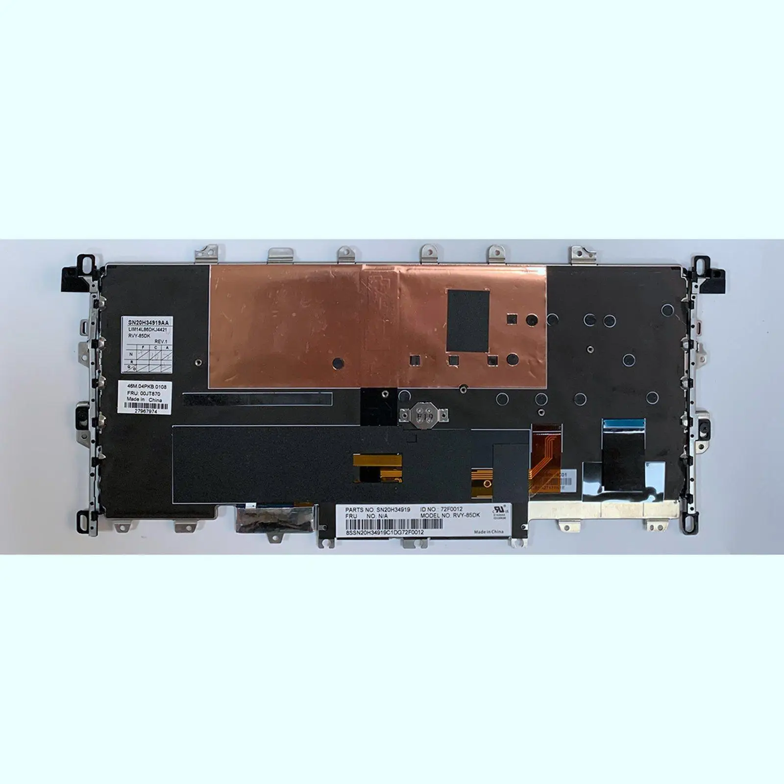 Backlit UI Keyboard for Lenovo Thinkpad X1C X1 Carbon 4th Gen 2016 Durable, High Quality Spare Parts