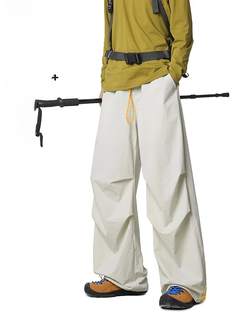 

Мужские летние тонкие повседневные брюки Paul Frank для активного отдыха с защитой от солнца, дышащие прямые брюки для молодежи