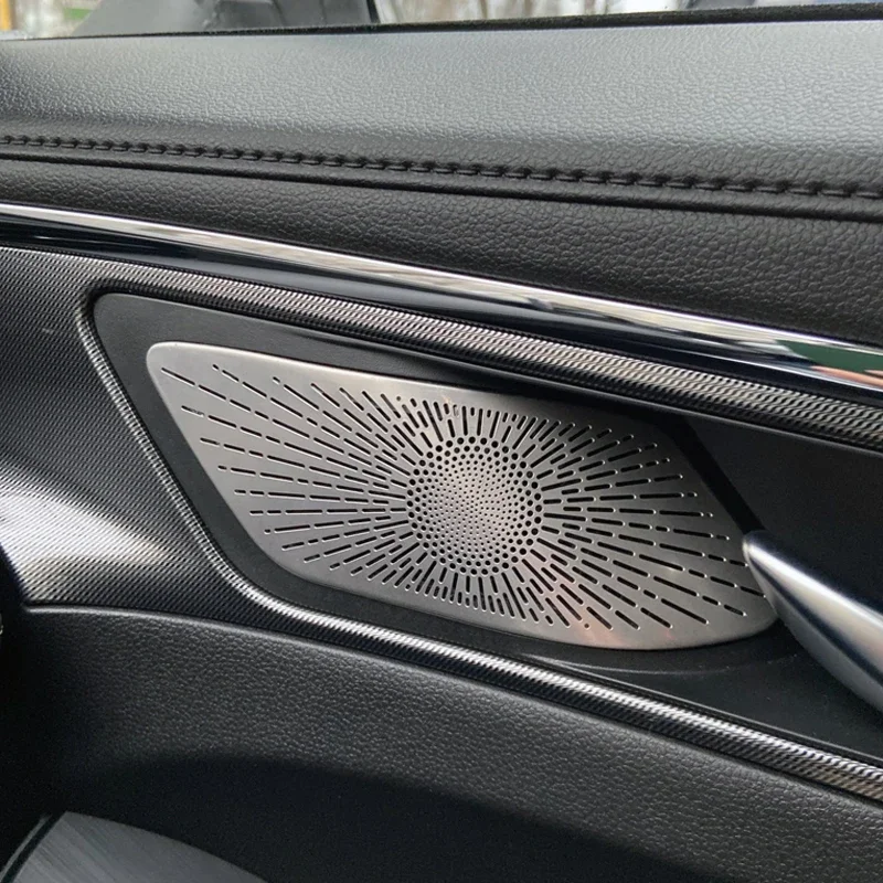 Car Center Cup Panel Sound Speaker Interior Door Handle Trim Cover for Haval Jolion 2021 2022 Accessories Auto Styling