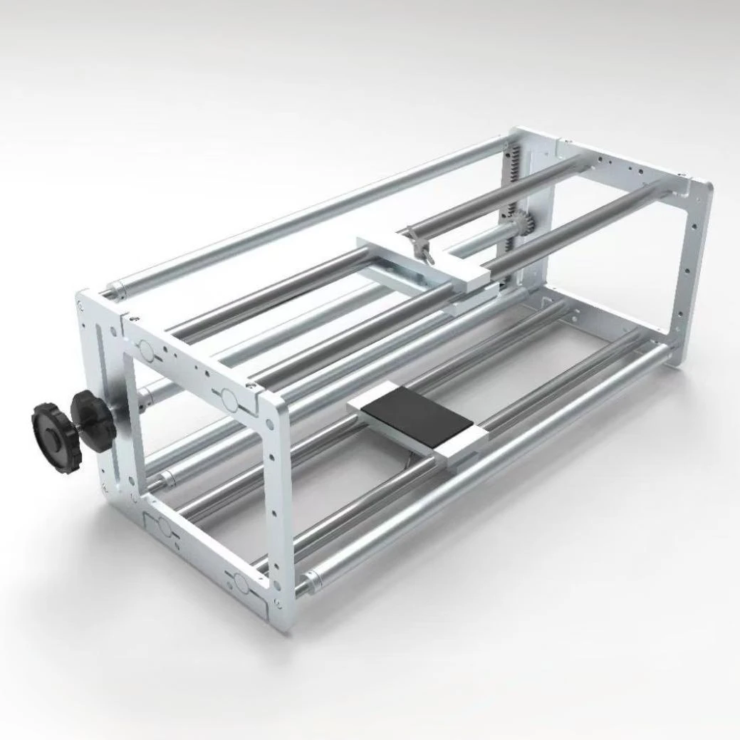 Intermittent / continuous TTO mounting bracket Thermal Transfer Overprinter frame support for VJ Markem Domino date pouch coder