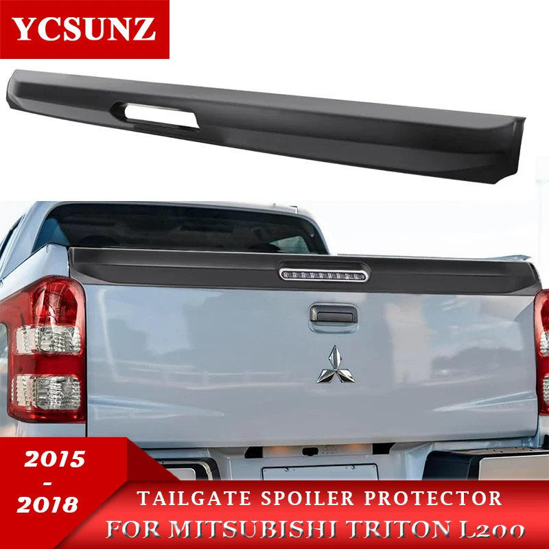 Tailgate Spoiler Protector Cover For Mitsubishi Triton L200 MQ 2015 2016 2017 2018 Pickup Trucks Car Accessories