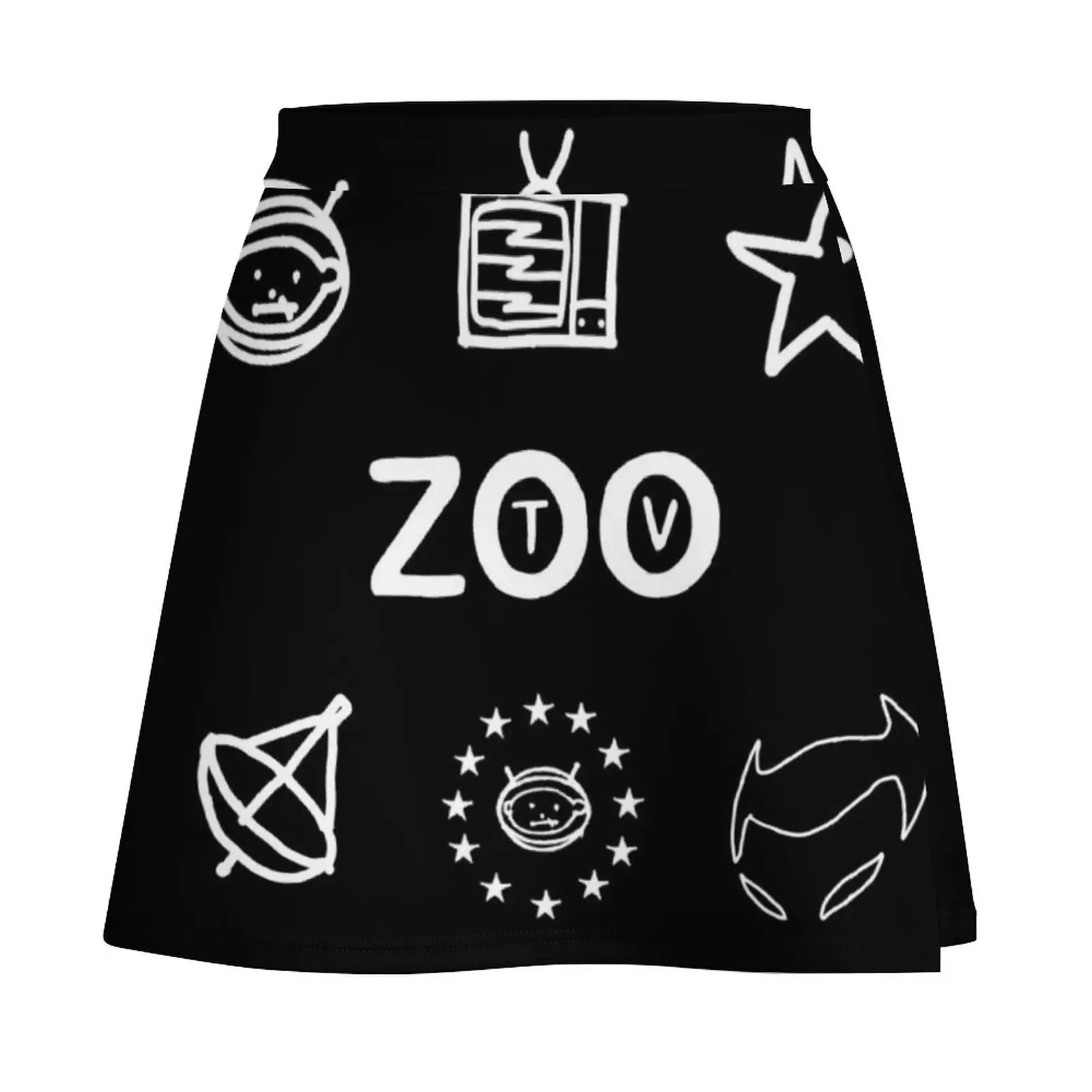 ZOO Symbols Mini Skirt Women skirt Woman skirt skorts for women