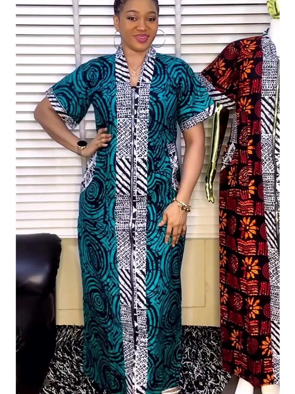 Vestidos africanos para mujer, ropa africana tradicional, trajes Dashiki Ankara, bata Abayas, caftán musulmán, vestido largo Maxi, 2024