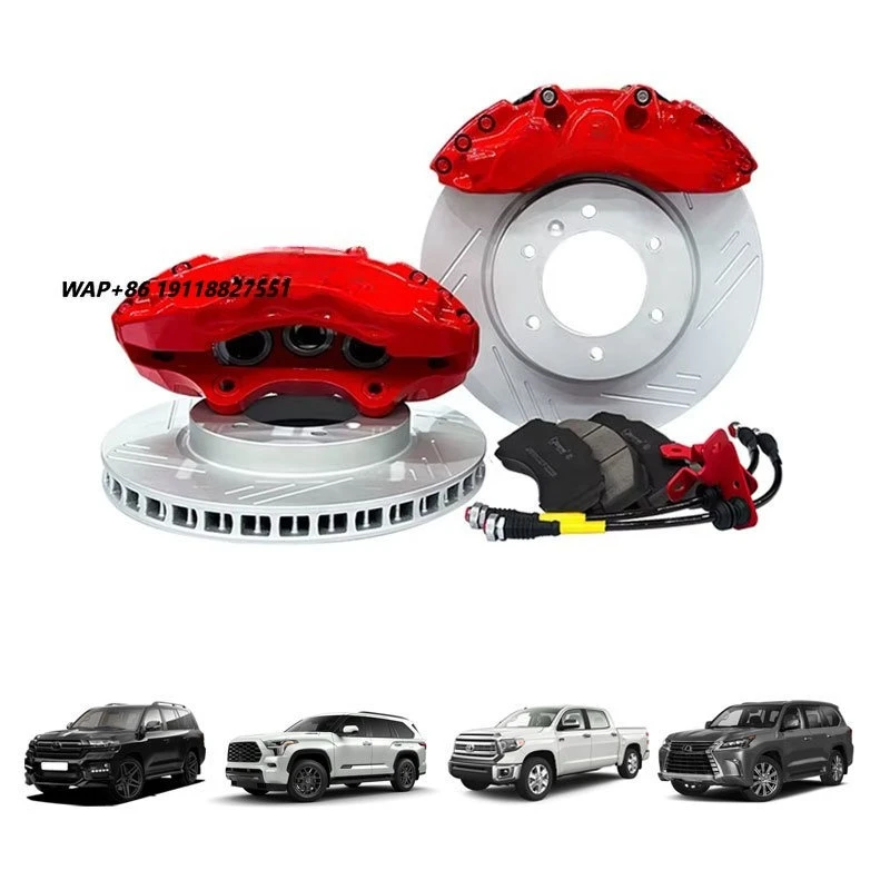 

High Quality Custom Forged Aluminum Alloy Front 6 Pots Caliper Brake Kit New for Land Cruiser Lc200 Sequoia for Tundra X5