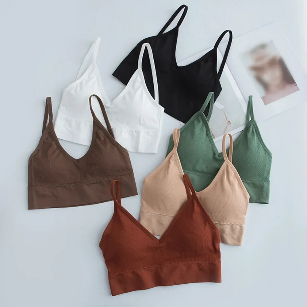 Top sexy per le donne Reggiseno push up Bralette Reggiseno Crop Tube Top Intimo Sport Tee 2024 Vendita calda Drop-shipping