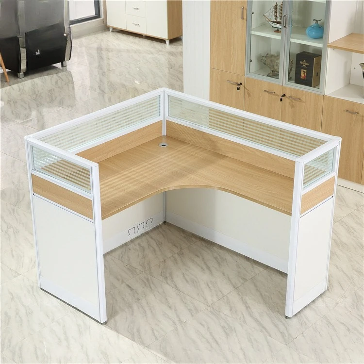 

Office furniture desk and chair combination Financial table Simple modern 2 people 4 Staff table