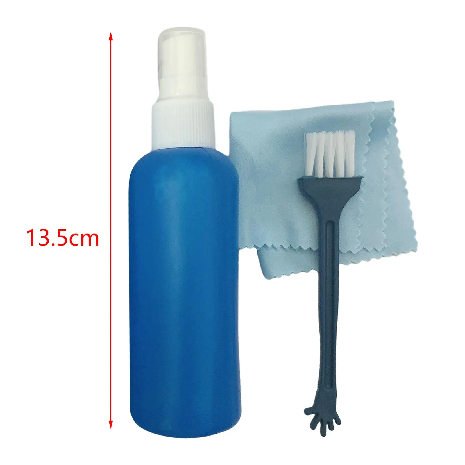 3Pcs Screen Cleaning Kit Notebook Mist Spray Computer Monitor Electronics Brush Phone Microfiber Cloth Supplies Cleaning Spray