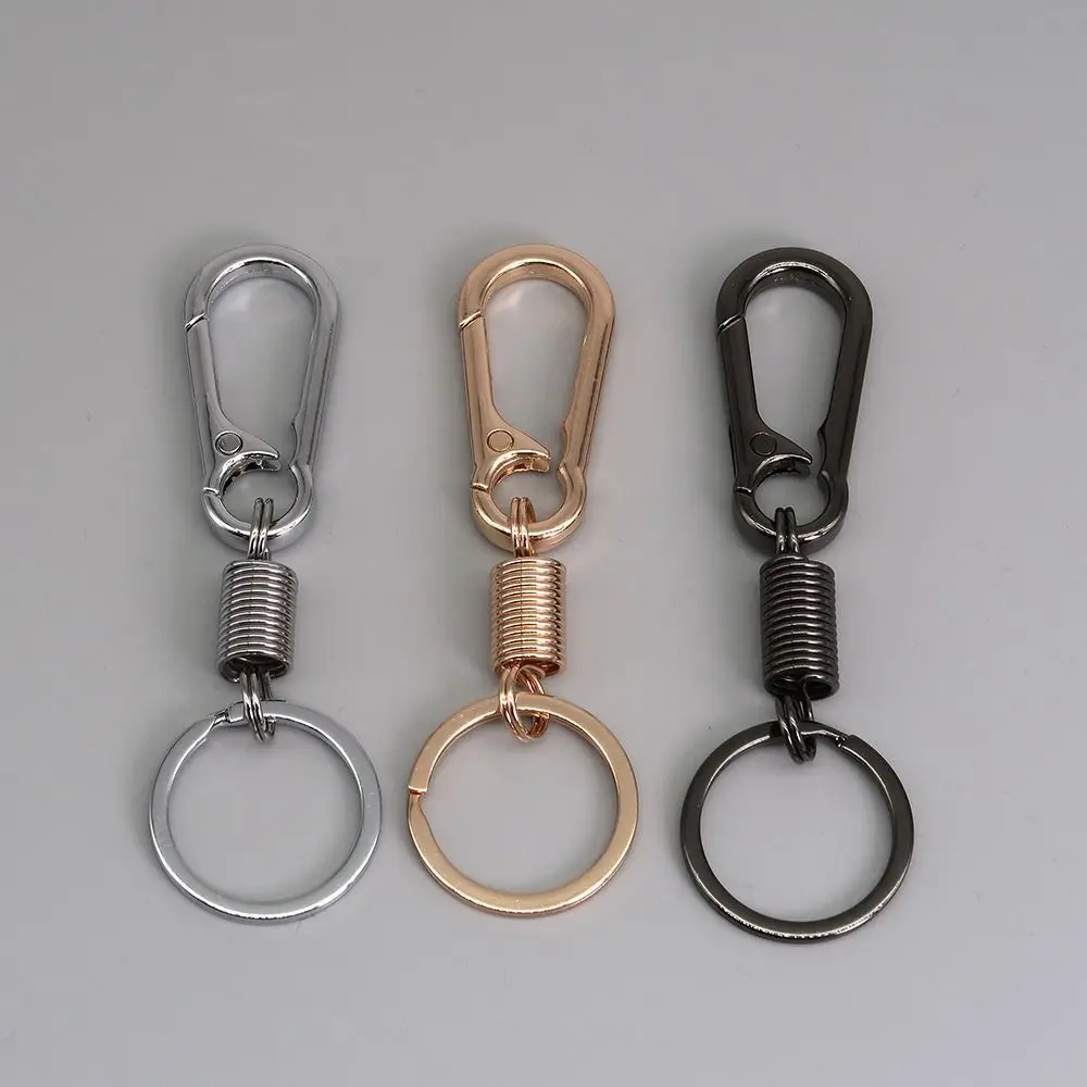 5pcs Bag Hanging Zinc Alloy Keychain Birthday Gift Mountaineering Buckle Accessories Circle Key Decor Backpack Decor Car Keyring