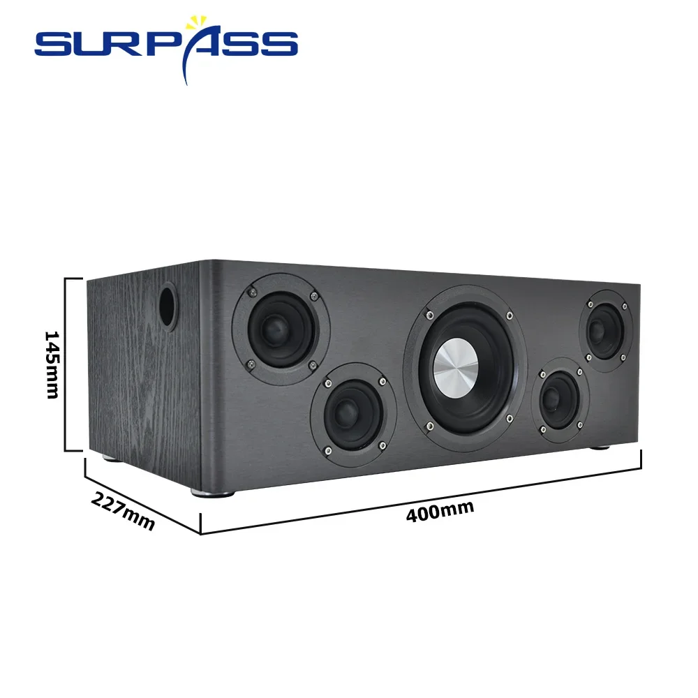 Speaker elektronik penuh, sistem Speaker Multimedia 110W 4 inci Subwoofer aktif Bluetooth profesional Crossover elektronik 2.1