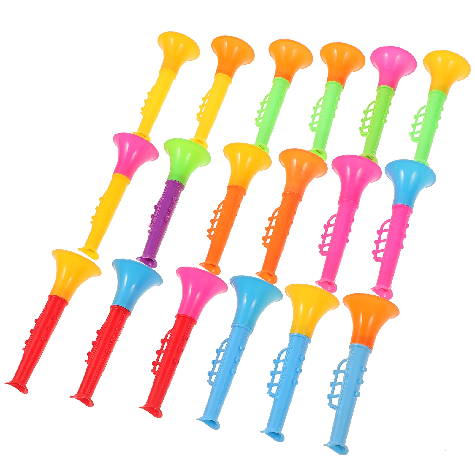 

18 Pcs Ear Mini Speaker Child Childrens Toys Trombone Plastic Trumpet Kids Supplies