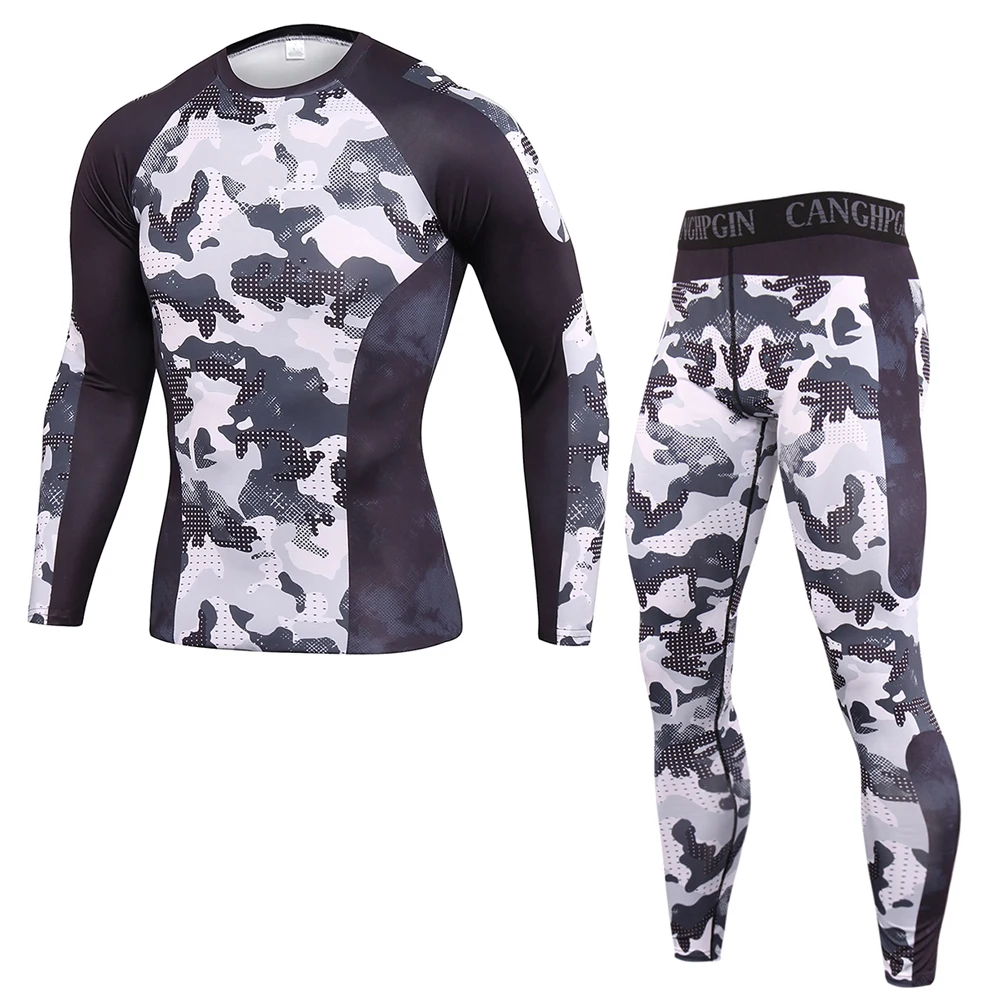 GEJINIDI Men Thermal Underwear Set For Male Cotton Winter Long Johns Keep Warm Suit Inner Wear Merino Clothing thermo Plus Size